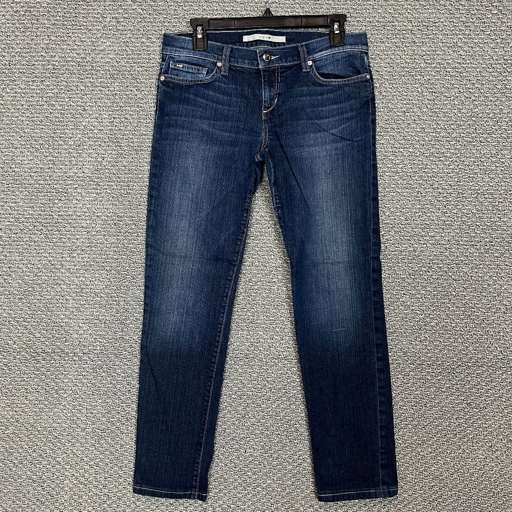 Joe's Jeans Cigarette Fit Women's Size 28 Blue Low Rise Tapered Leg 29 in Inseam